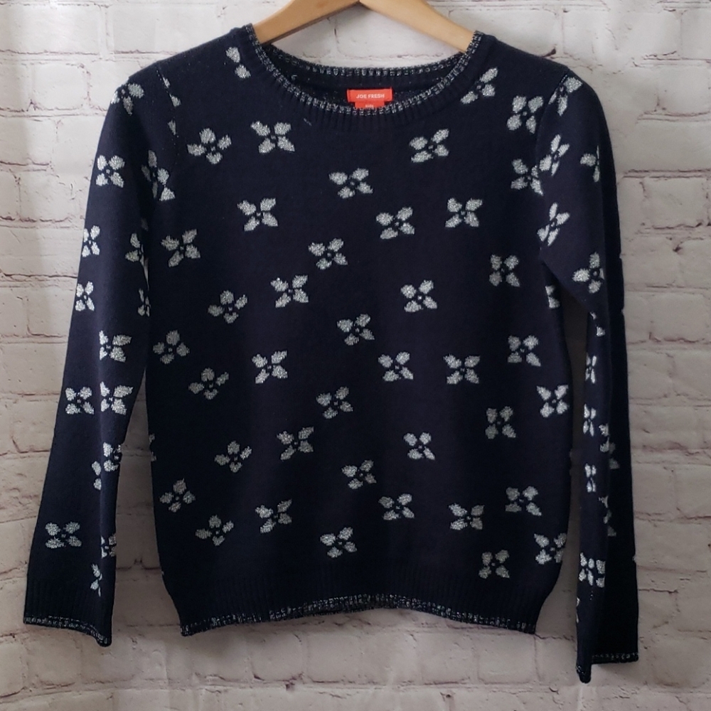 Girl's Navy Blue Sweater Size 10/12